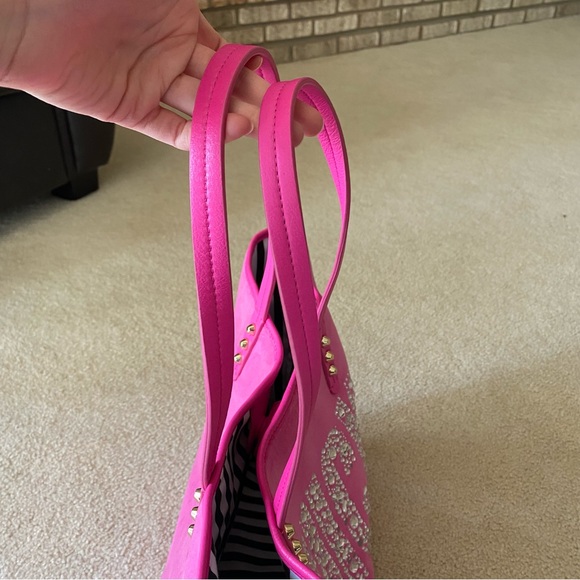 Juicy Couture Hot Pink Velour Tote - Picture 10 of 16